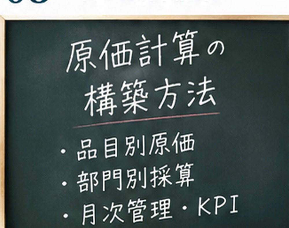 原価計算の構築方法